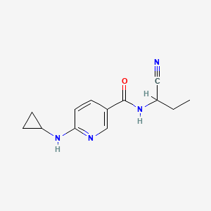 molecular formula C13H16N4O B2772313 N-(1-cyanopropyl)-6-(cyclopropylamino)pyridine-3-carboxamide CAS No. 1311752-85-8