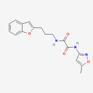 N1-(3-(benzofuran-2-yl)propyl)-N2-(5-methylisoxazol-3-yl)oxalamide