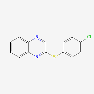 2-[(4-Chlorophenyl)sulfanyl]quinoxaline