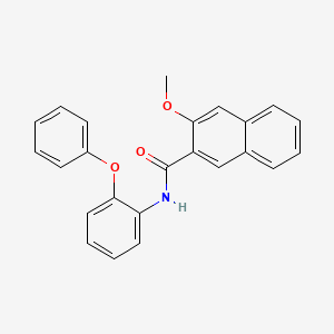 molecular formula C24H19NO3 B2772403 3-methoxy-N-(2-phenoxyphenyl)naphthalene-2-carboxamide CAS No. 328540-01-8