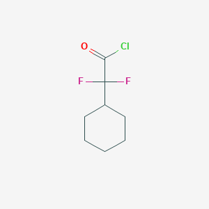molecular formula C8H11ClF2O B2772457 2-Cyclohexyl-2,2-difluoroacetyl chloride CAS No. 1557400-70-0