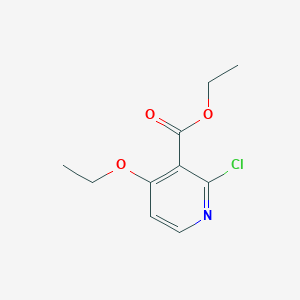 molecular formula C10H12ClNO3 B2772551 Ethyl 2-chloro-4-ethoxynicotinate CAS No. 1171502-57-0; 127423-61-4