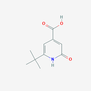 molecular formula C10H13NO3 B2772705 2-(tert-Butyl)-6-hydroxyisonicotinic acid CAS No. 102015-02-1