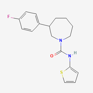3-(4-fluorophenyl)-N-(thiophen-2-yl)azepane-1-carboxamide