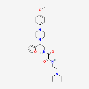 N1-(2-(diethylamino)ethyl)-N2-(2-(furan-2-yl)-2-(4-(4-methoxyphenyl)piperazin-1-yl)ethyl)oxalamide