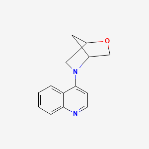 molecular formula C14H14N2O B2772731 4-{2-oxa-5-azabicyclo[2.2.1]heptan-5-yl}quinoline CAS No. 2034606-43-2