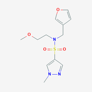 N-(furan-3-ylmethyl)-N-(2-methoxyethyl)-1-methyl-1H-pyrazole-4-sulfonamide