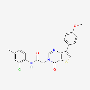 N-(2-chloro-4-methylphenyl)-2-[7-(4-methoxyphenyl)-4-oxothieno[3,2-d]pyrimidin-3(4H)-yl]acetamide