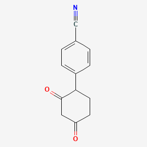 4-(2,4-Dioxocyclohexyl)benzonitrile