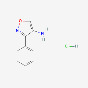 3-Phenyl-1,2-oxazol-4-amine hydrochloride
