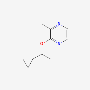 2-(1-Cyclopropylethoxy)-3-methylpyrazine
