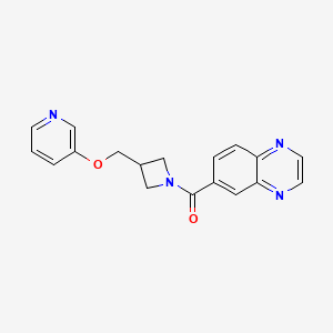 [3-(Pyridin-3-yloxymethyl)azetidin-1-yl]-quinoxalin-6-ylmethanone
