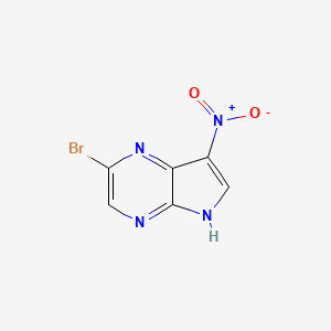 2-bromo-7-nitro-5H-pyrrolo[2,3-b]pyrazine