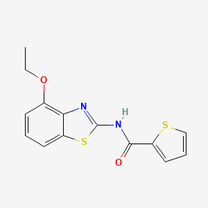 N-(4-ethoxy-1,3-benzothiazol-2-yl)thiophene-2-carboxamide