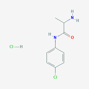 2-Amino-N-(4-chlorophenyl)propanamide;hydrochloride