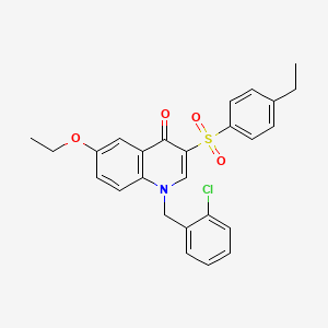 1-(2-chlorobenzyl)-6-ethoxy-3-((4-ethylphenyl)sulfonyl)quinolin-4(1H)-one