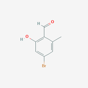 molecular formula C8H7BrO2 B2772872 4-Bromo-2-hydroxy-6-methylbenzaldehyde CAS No. 1427438-58-1