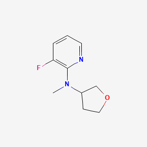molecular formula C10H13FN2O B2772879 3-fluoro-N-methyl-N-(oxolan-3-yl)pyridin-2-amine CAS No. 2093651-28-4