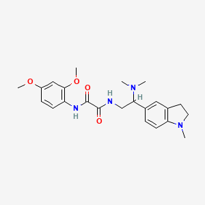 N1-(2,4-dimethoxyphenyl)-N2-(2-(dimethylamino)-2-(1-methylindolin-5-yl)ethyl)oxalamide