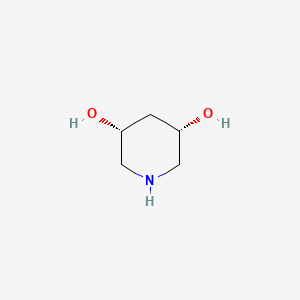 molecular formula C5H11NO2 B2772901 cis-Piperidine-3,5-diol CAS No. 173414-34-1