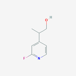 2-(2-Fluoropyridin-4-yl)propan-1-ol