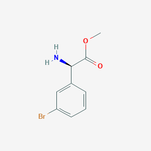 Methyl (2R)-2-amino-2-(3-bromophenyl)acetate