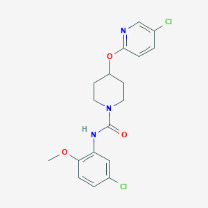 N-(5-chloro-2-methoxyphenyl)-4-((5-chloropyridin-2-yl)oxy)piperidine-1-carboxamide