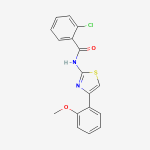 2-chloro-N-(4-(2-methoxyphenyl)thiazol-2-yl)benzamide