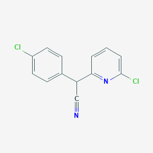 2-(4-Chlorophenyl)-2-(6-chloropyridin-2-yl)acetonitrile