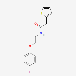 N-(2-(4-fluorophenoxy)ethyl)-2-(thiophen-2-yl)acetamide