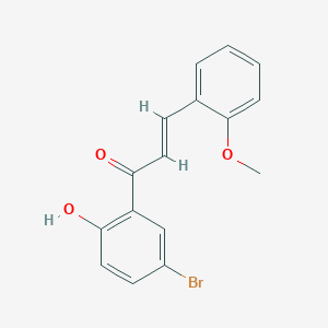 (2E)-1-(5-bromo-2-hydroxyphenyl)-3-(2-methoxyphenyl)prop-2-en-1-one