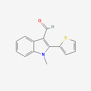 1-methyl-2-thien-2-yl-1H-indole-3-carbaldehyde