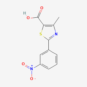 4-Methyl-2-(3-nitrophenyl)thiazole-5-carboxylic acid