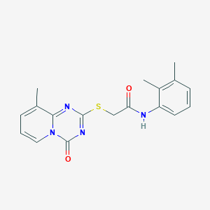 N-(2,3-dimethylphenyl)-2-(9-methyl-4-oxopyrido[1,2-a][1,3,5]triazin-2-yl)sulfanylacetamide