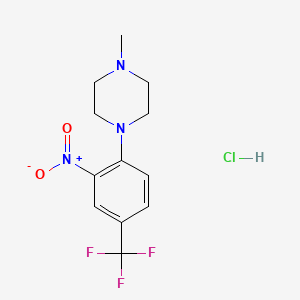 1-methyl-4-[2-nitro-4-(trifluoromethyl)phenyl]piperazine Hydrochloride