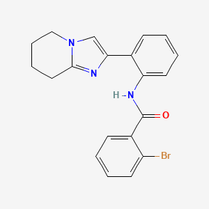 2-bromo-N-(2-(5,6,7,8-tetrahydroimidazo[1,2-a]pyridin-2-yl)phenyl)benzamide