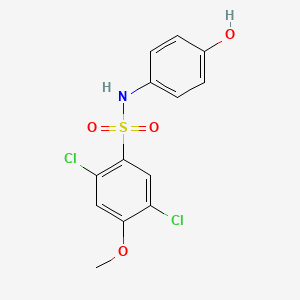 2,5-Dichloro-N-(4-hydroxyphenyl)-4-methoxybenzenesulfonamide