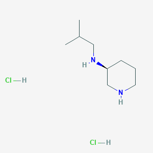 molecular formula C9H22Cl2N2 B2773049 (S)-N-Isobutylpiperidin-3-amine dihydrochloride CAS No. 1338222-25-5