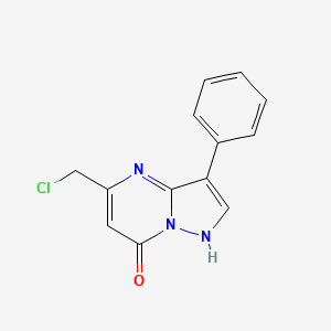 5-(chloromethyl)-3-phenylpyrazolo[1,5-a]pyrimidin-7(4H)-one