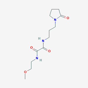 N1-(2-methoxyethyl)-N2-(3-(2-oxopyrrolidin-1-yl)propyl)oxalamide