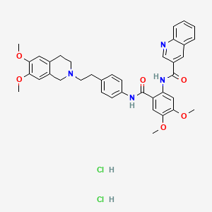 molecular formula C38H40Cl2N4O6 B2773074 Tariquidar dihydrochloride CAS No. 1992047-62-7