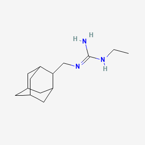 molecular formula C14H25N3 B2773099 N'-[(adamantan-2-yl)methyl]-N-ethylguanidine CAS No. 2229264-38-2