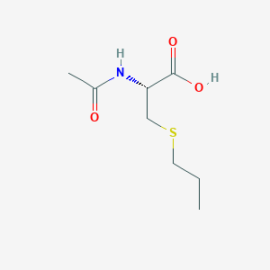 molecular formula C8H15NO3S B027731 N-Acetyl-S-propyl-L-cysteine CAS No. 14402-54-1