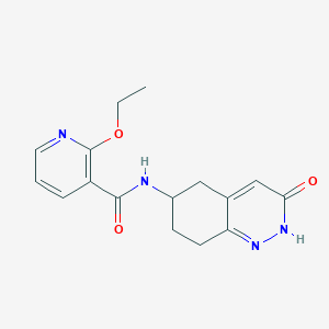 2-ethoxy-N-(3-oxo-2,3,5,6,7,8-hexahydrocinnolin-6-yl)nicotinamide