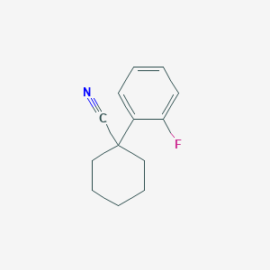 molecular formula C13H14FN B027732 1-(2-Fluorophenyl)cyclohexanecarbonitrile CAS No. 106795-72-6
