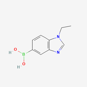(1-Ethyl-1,3-benzodiazol-5-yl)boronic acid