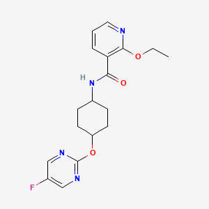 2-ethoxy-N-((1r,4r)-4-((5-fluoropyrimidin-2-yl)oxy)cyclohexyl)nicotinamide