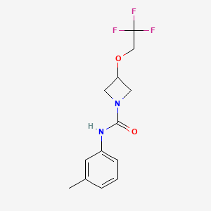 N-(m-tolyl)-3-(2,2,2-trifluoroethoxy)azetidine-1-carboxamide
