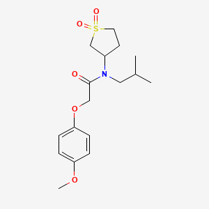 N-(1,1-dioxidotetrahydrothiophen-3-yl)-N-isobutyl-2-(4-methoxyphenoxy)acetamide