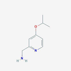 molecular formula C9H14N2O B2773258 (4-Isopropoxypyridin-2-yl)methanamine CAS No. 1250345-56-2